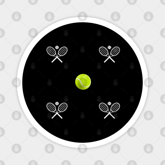 Tennis Lover Magnet by BlackMeme94